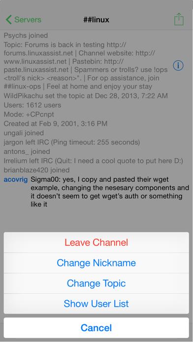 LimeChat - IRC Client