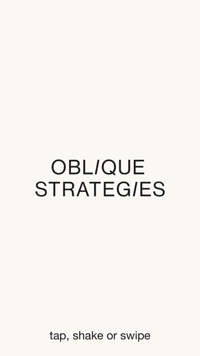 Oblique Strategies SE