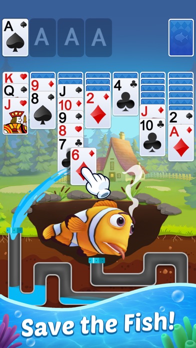 Solitaire Klondike Fish