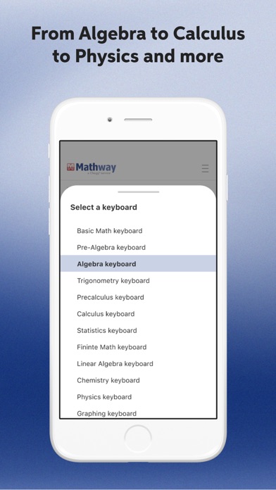Mathway: Math Problem Solver
