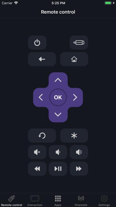 Remote for TCL Roku TVs