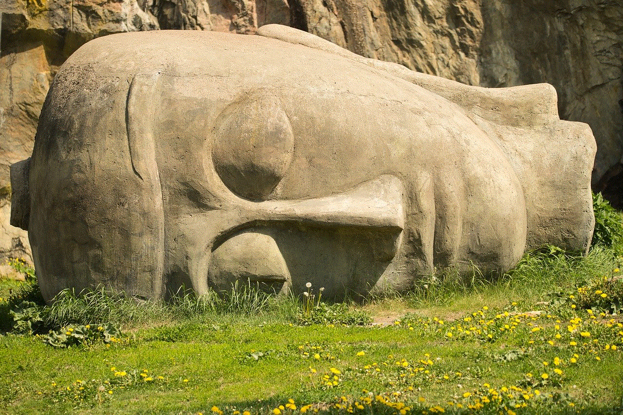 Stone Face Statue