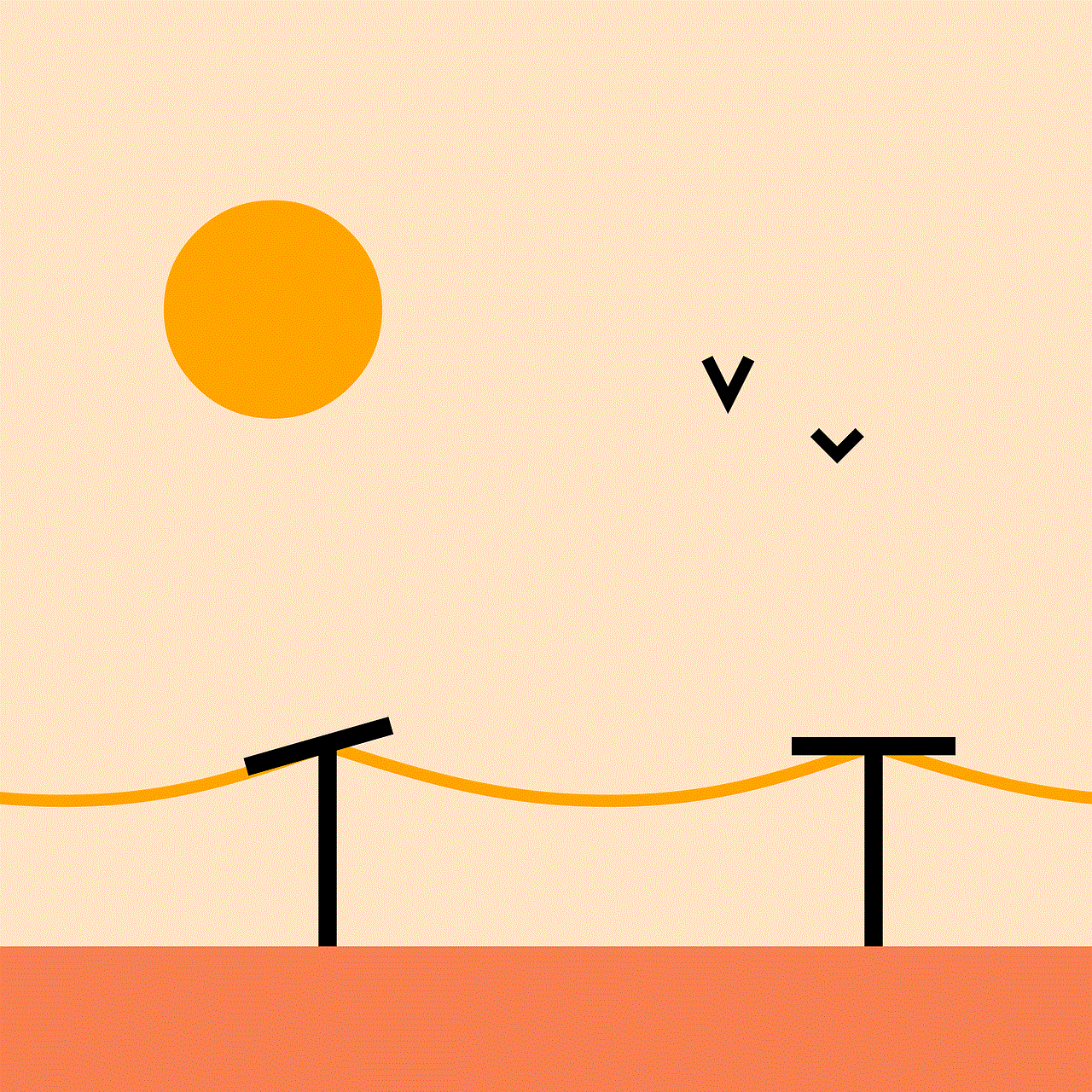 Utility Pole Sun