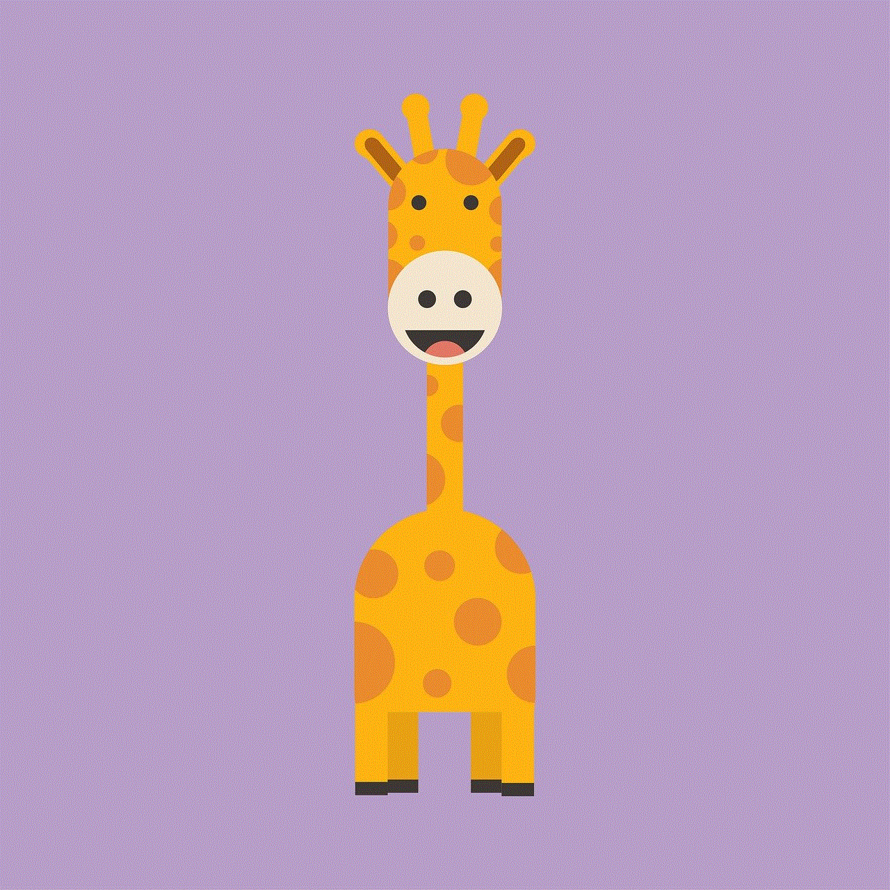 Cartoon Giraffe Giraffe