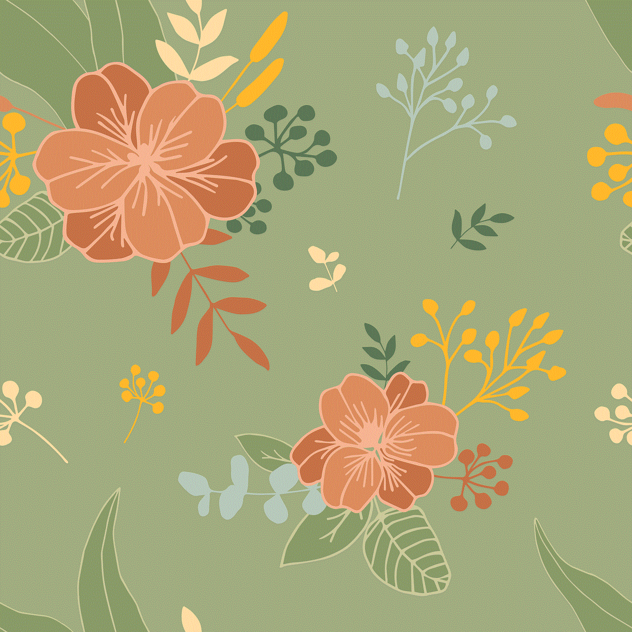 Floral Background Vintage Background