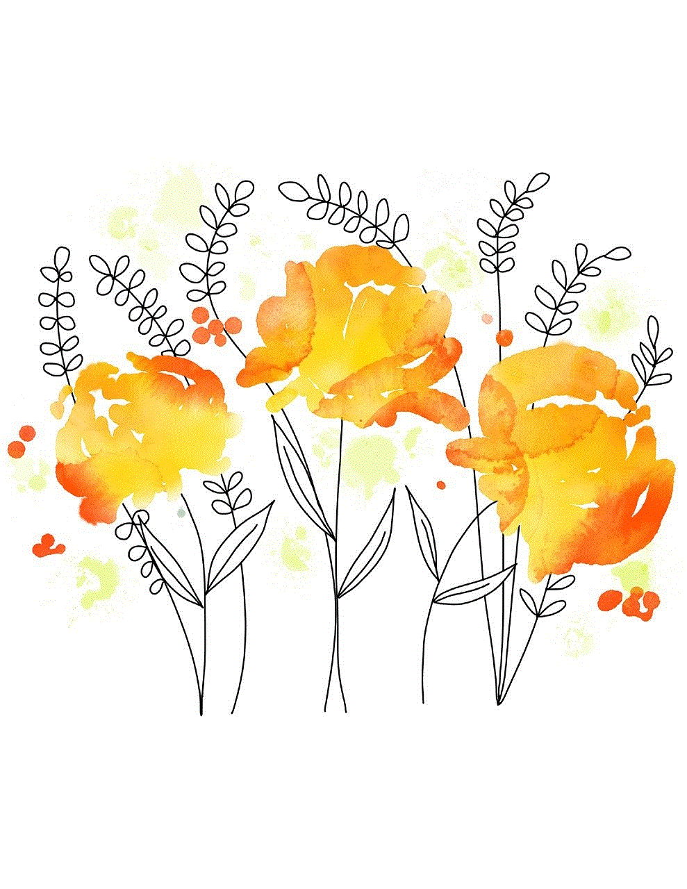 Flowers Watercolor