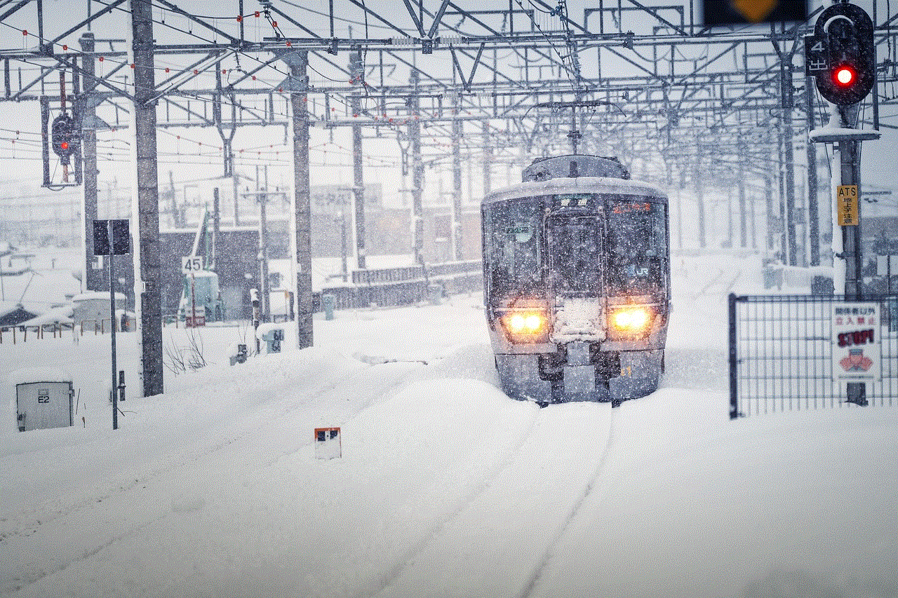 Train Snowstorm