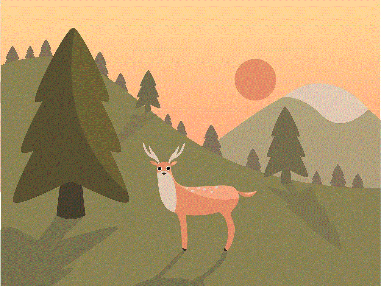 Landscape Deer