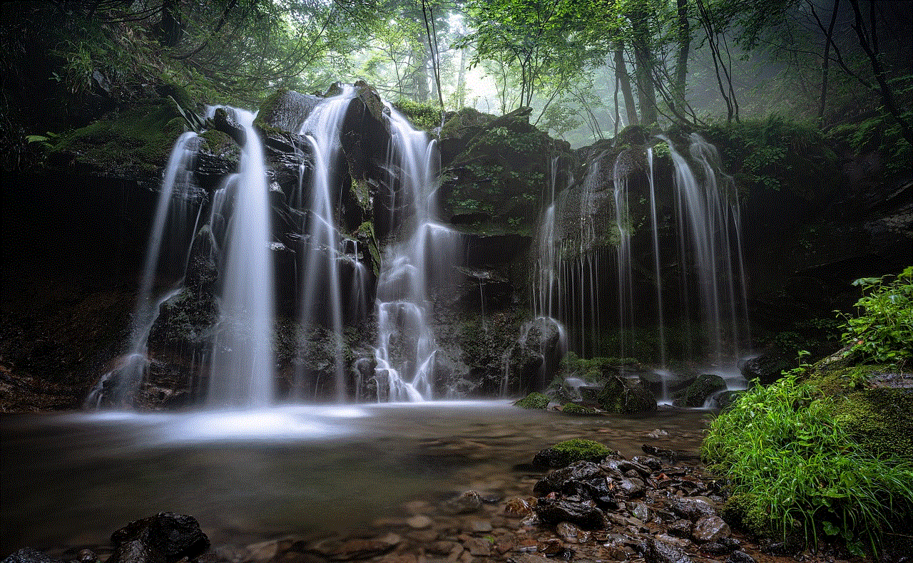 Landscape A Small Waterfall