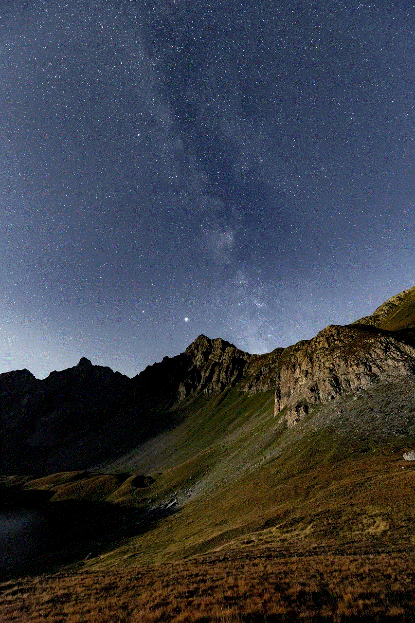 Night Sky Mountains