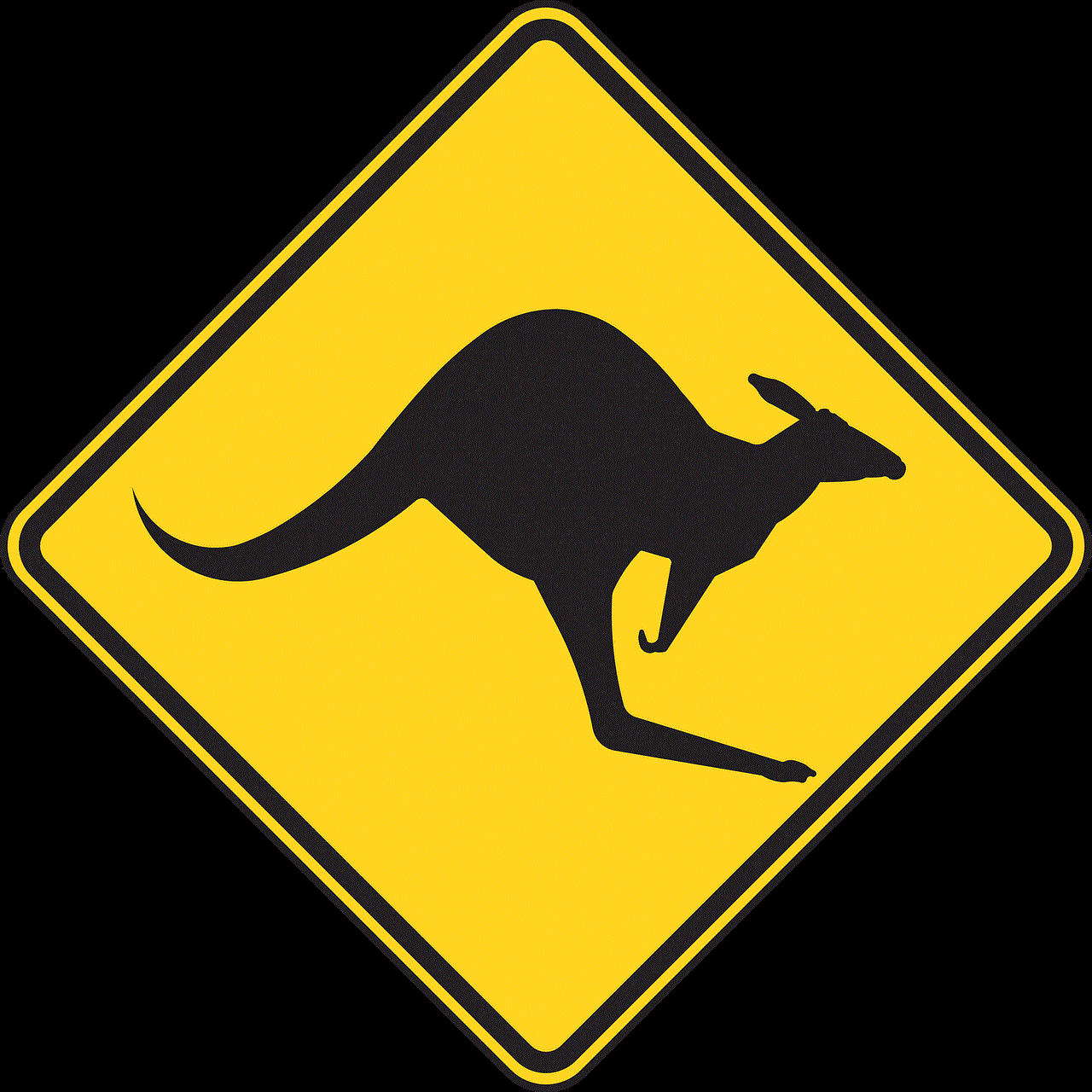 Warning Kangaroo