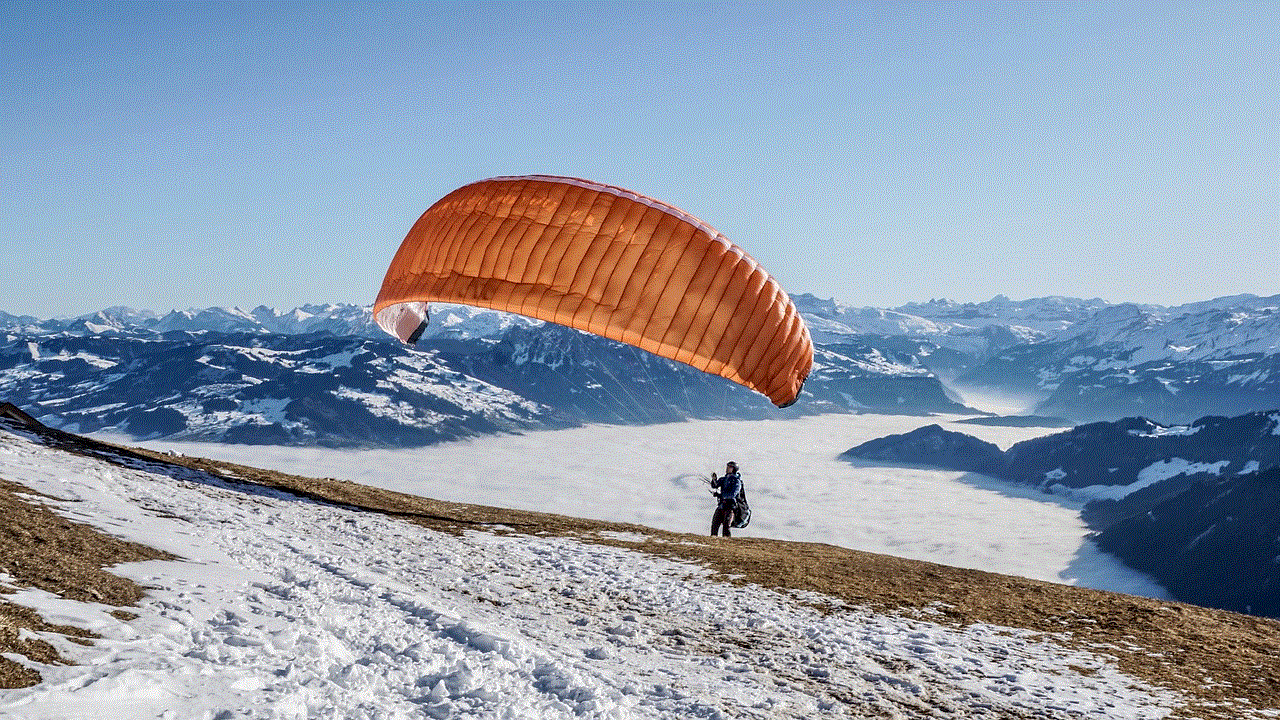 Paraglider Flying