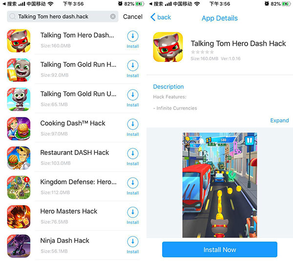 Talking Tom Hero Dash Hack iOS