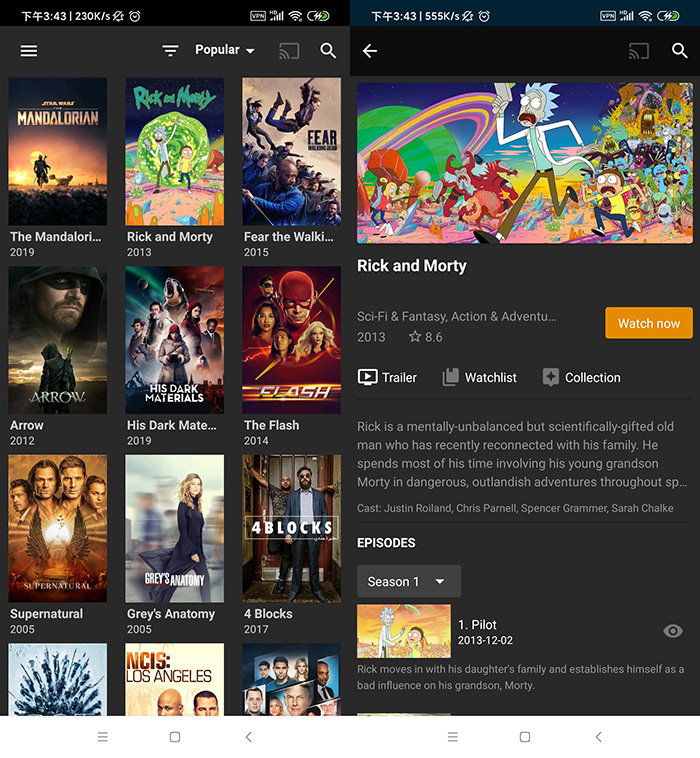 free movie app Tea TV Mod Apk Download