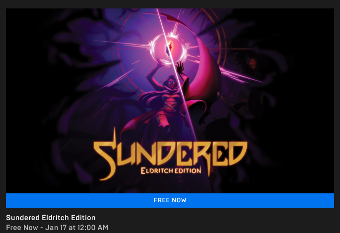 Sundered Eldritch Edition epic games