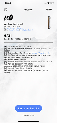 2--Tap-Restore-RootFS--button3
