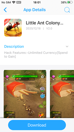 Donwload-Little-Ant-Colony---Idle-Game-Hack-Unlimited-Currency-on-iOS-14iOS-13-on-Panda-Helper-1