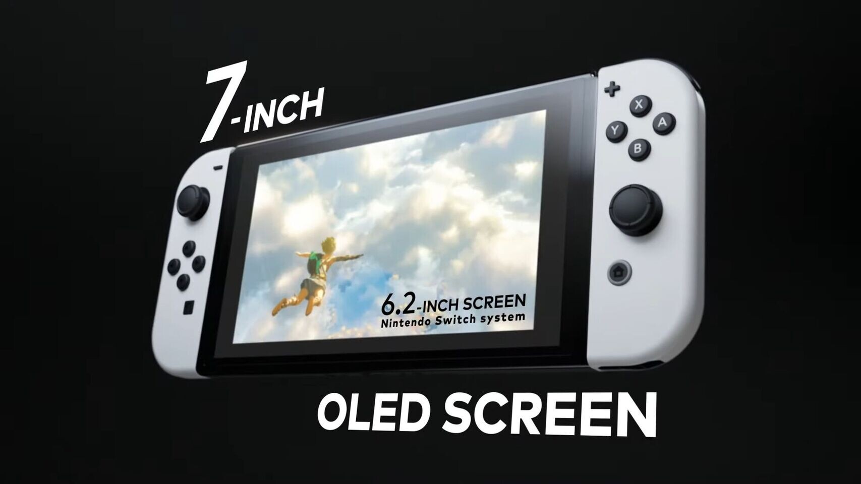 Nintendo Switch OLED screen