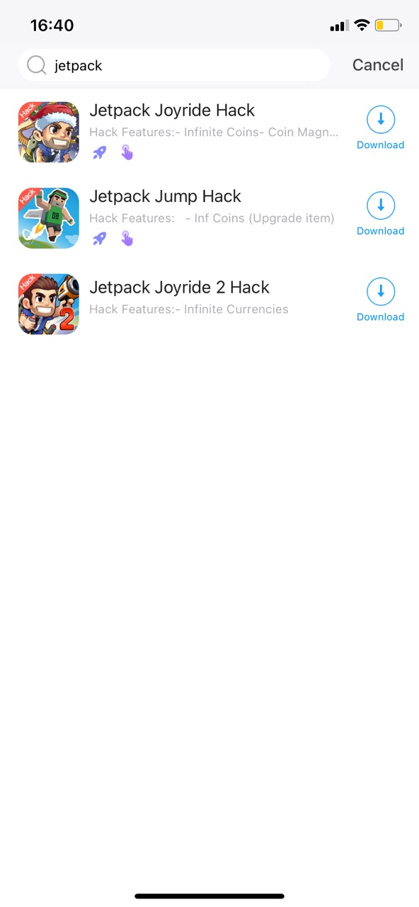  Jetpack Joyride Hack on iOS