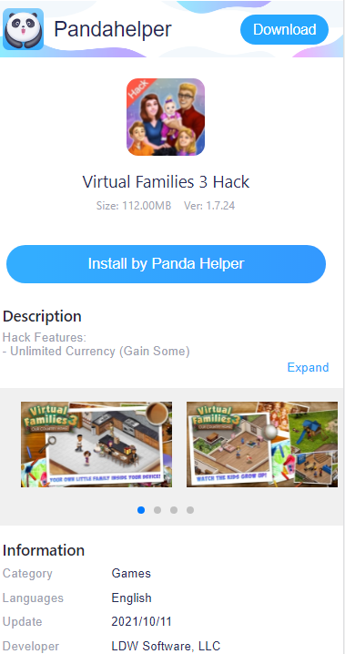 Virtual-Families-3-Hack-iOS